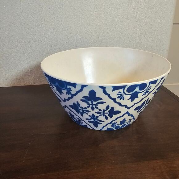 Patina Vie Libson Bamboo Dinner Plates and Large Bowl - Picture 2 of 8